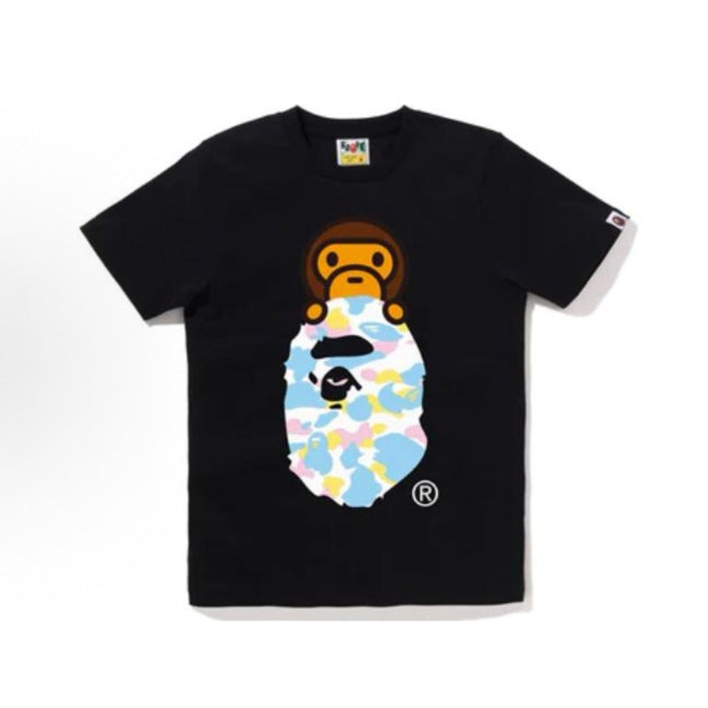 BAPE Ape Head Shark Print Unisex Casual T-Shirt