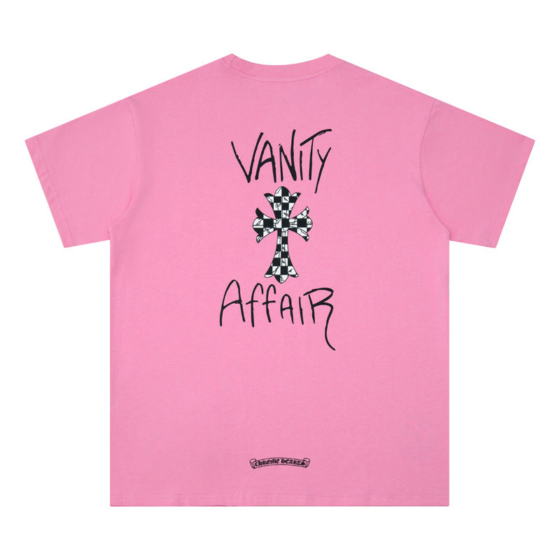 Chrome Hearts Multi‑Cross Graphic Oversized Tee Streetwear Unisex