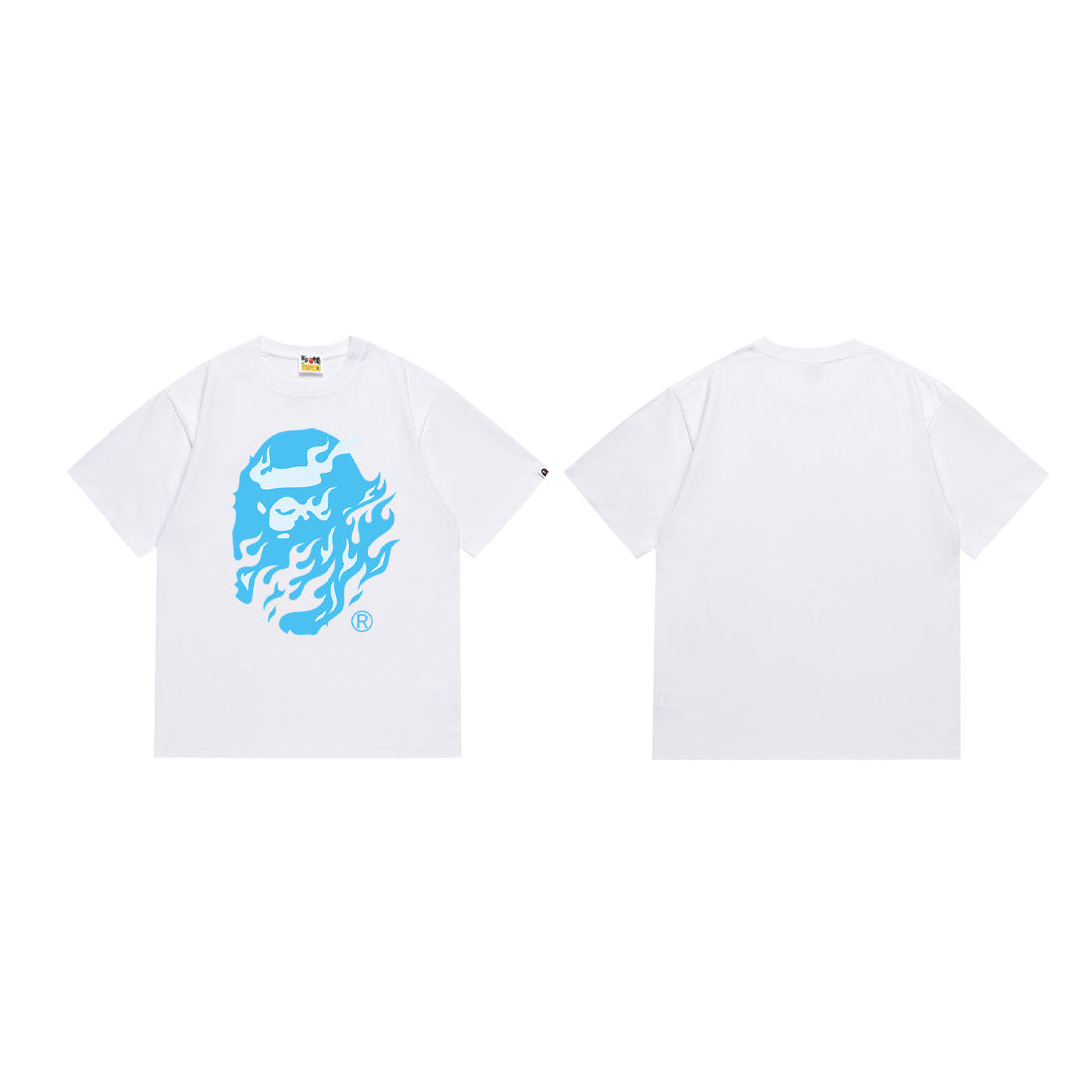 Bape Camo Ape Head Graphic Oversized Tee Streetwear Unisex