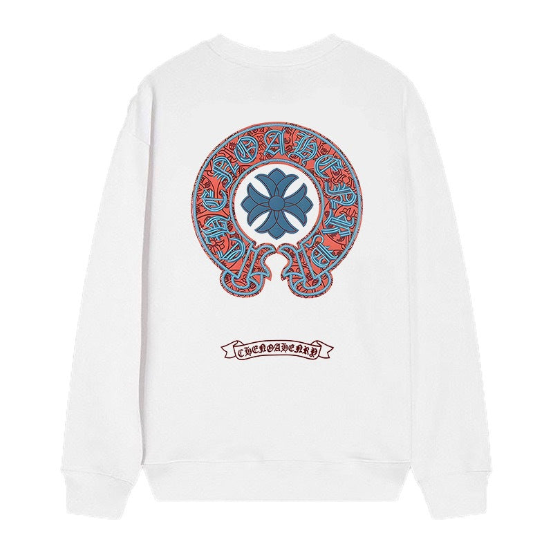 Chrome Hearts Cross Horseshoe Crewneck Sweatshirt Vintage Street Top