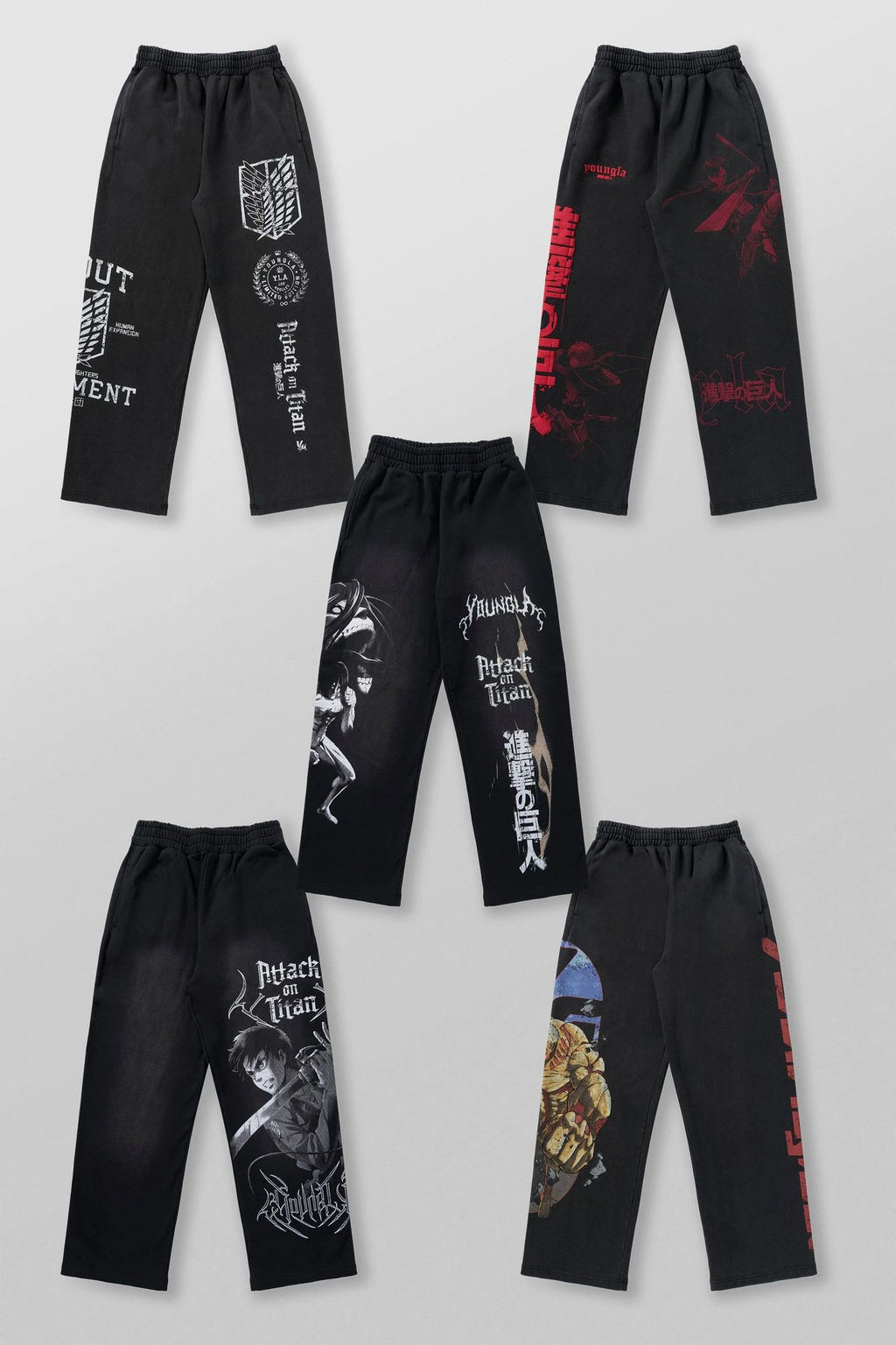 YOUNGLA 2128 AOT© x YLA Baggy Joggers