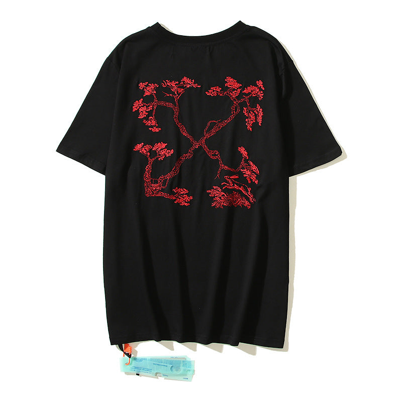 Off-White Arrow Graphic Print Short Sleeve Tee Streetwear Unisex