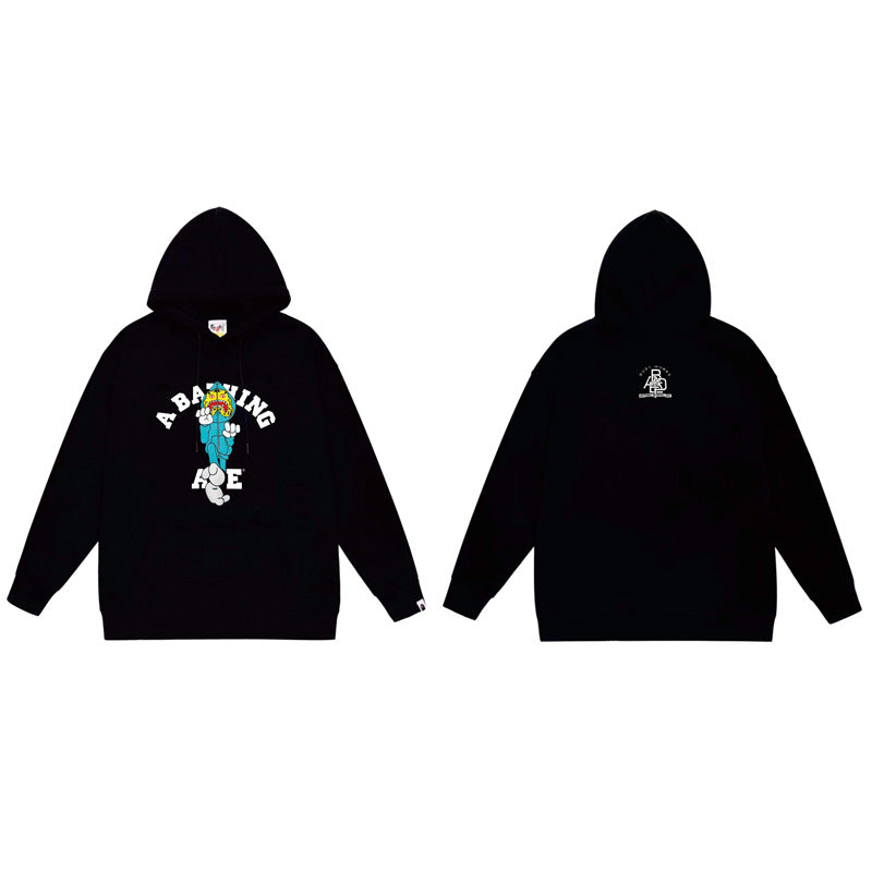 BAPE Ape Head Graphic Hoodie Camo Print Loose Cotton Pullover