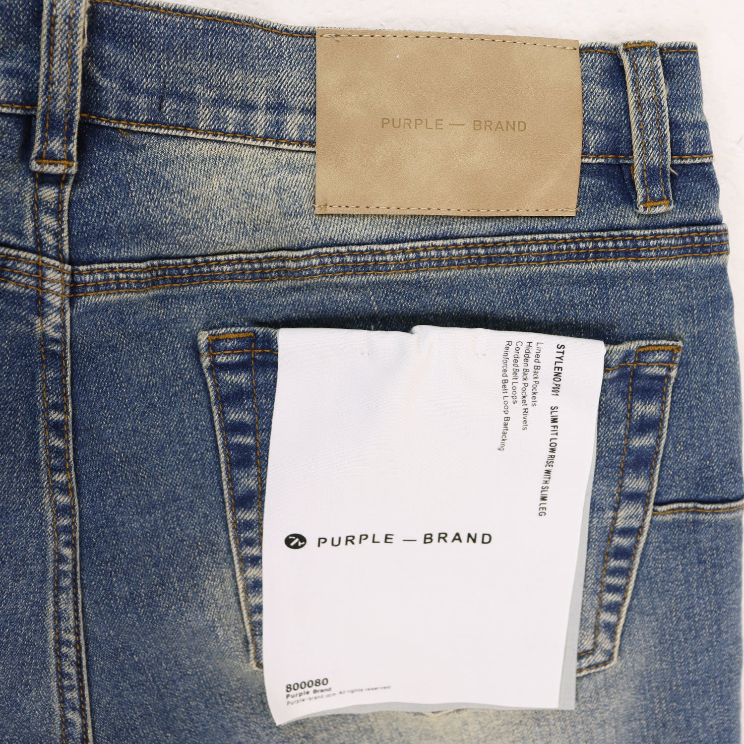 Purple Brand Wave Crack Ripped Skinny Denim Jeans Unisex
