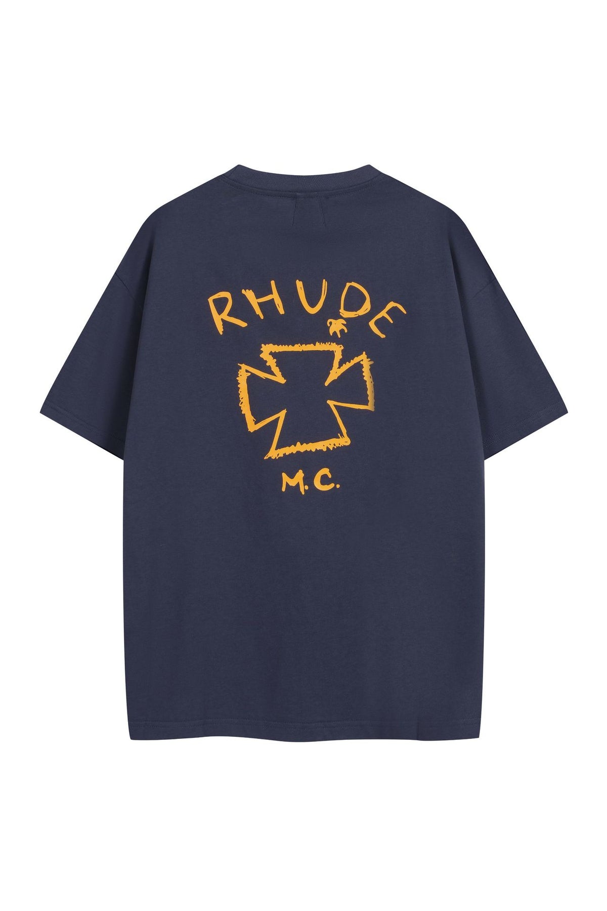 Rhude Vintage Sunset Coconut Tree Graphic Oversized Tee Streetwear