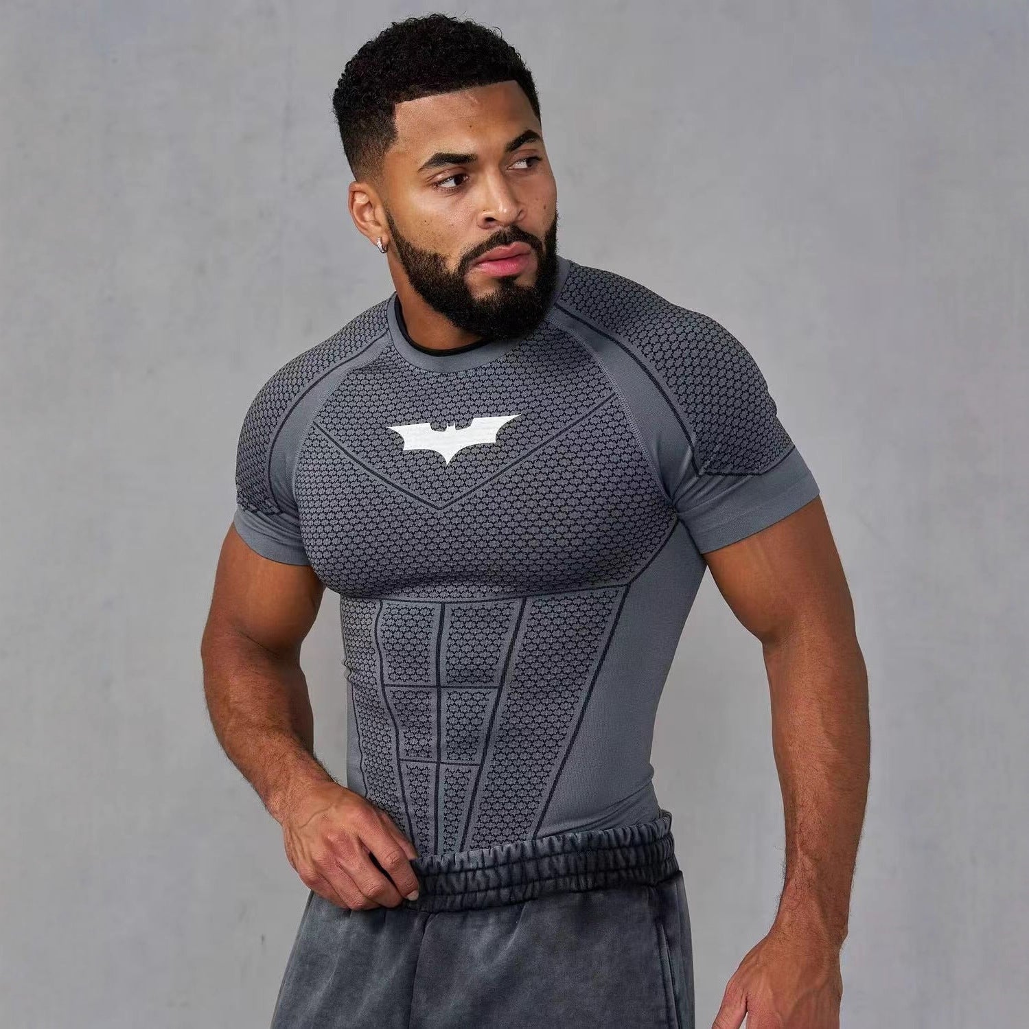 YOUNGLA 4259 Batman Compression Tees