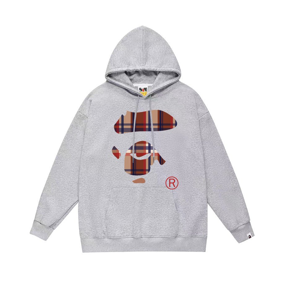 Bape Desert Camo Multi‑Print Ape Head Oversized Hoodie Streetwear