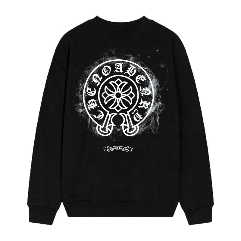 Chrome Hearts Cross Horseshoe Crewneck Sweatshirt Vintage Street Top