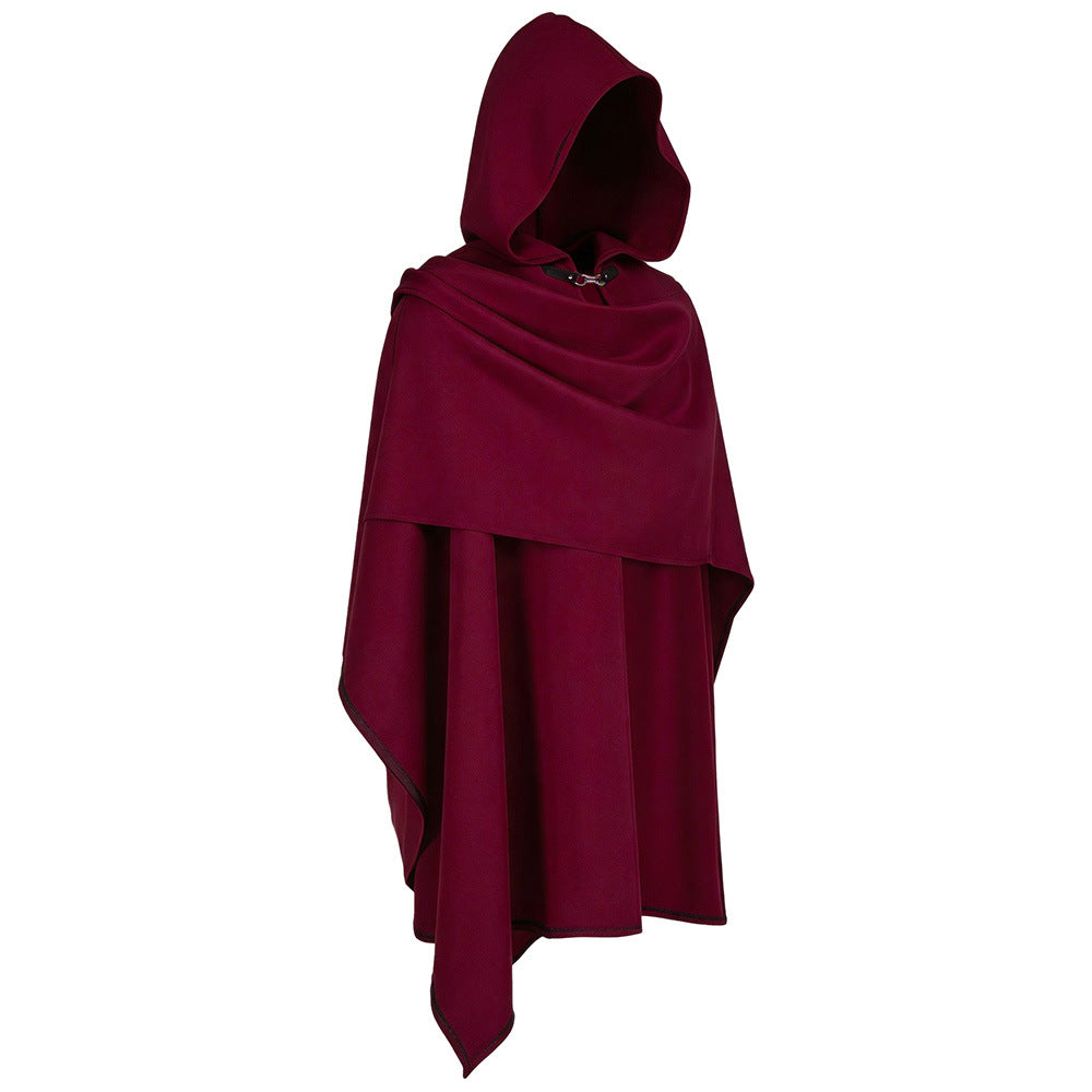 Halloween Medieval Hooded Shawl Cloak Dark Ranger Cosplay Cape