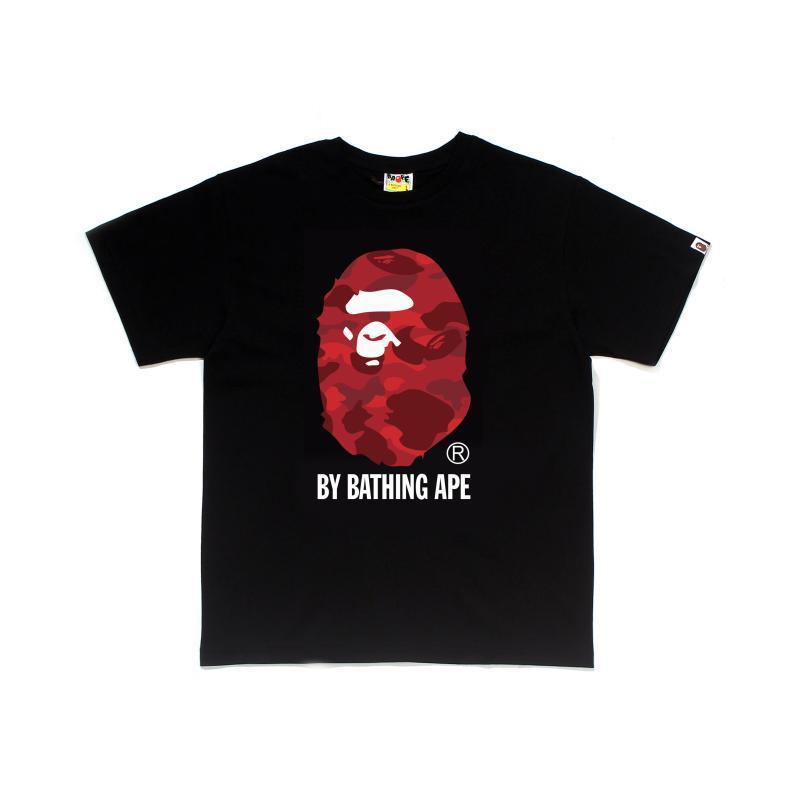 Bape Multi‑Ape‑Head Graphic Oversized Tee Streetwear Unisex