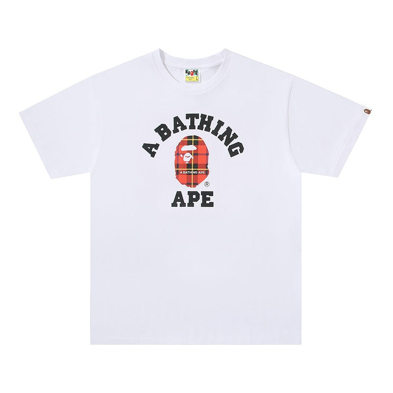 BAPE Ape Head Graphic Print Short Sleeve Tee Streetwear Unisex