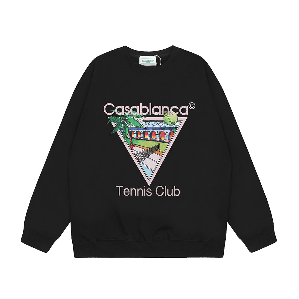 Casablanca Crewneck Sweatshirt Multi Graphic Tennis Club Pullover