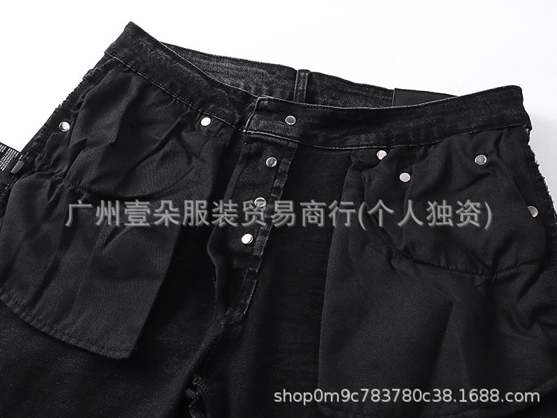 Amiri Washed Distressed Embroidered Slim Tapered Denim Jeans Unisex