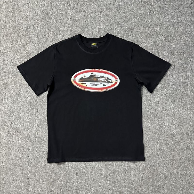 Corteiz Logo Letter Print Crew Neck Short Sleeve T‑Shirt Unisex