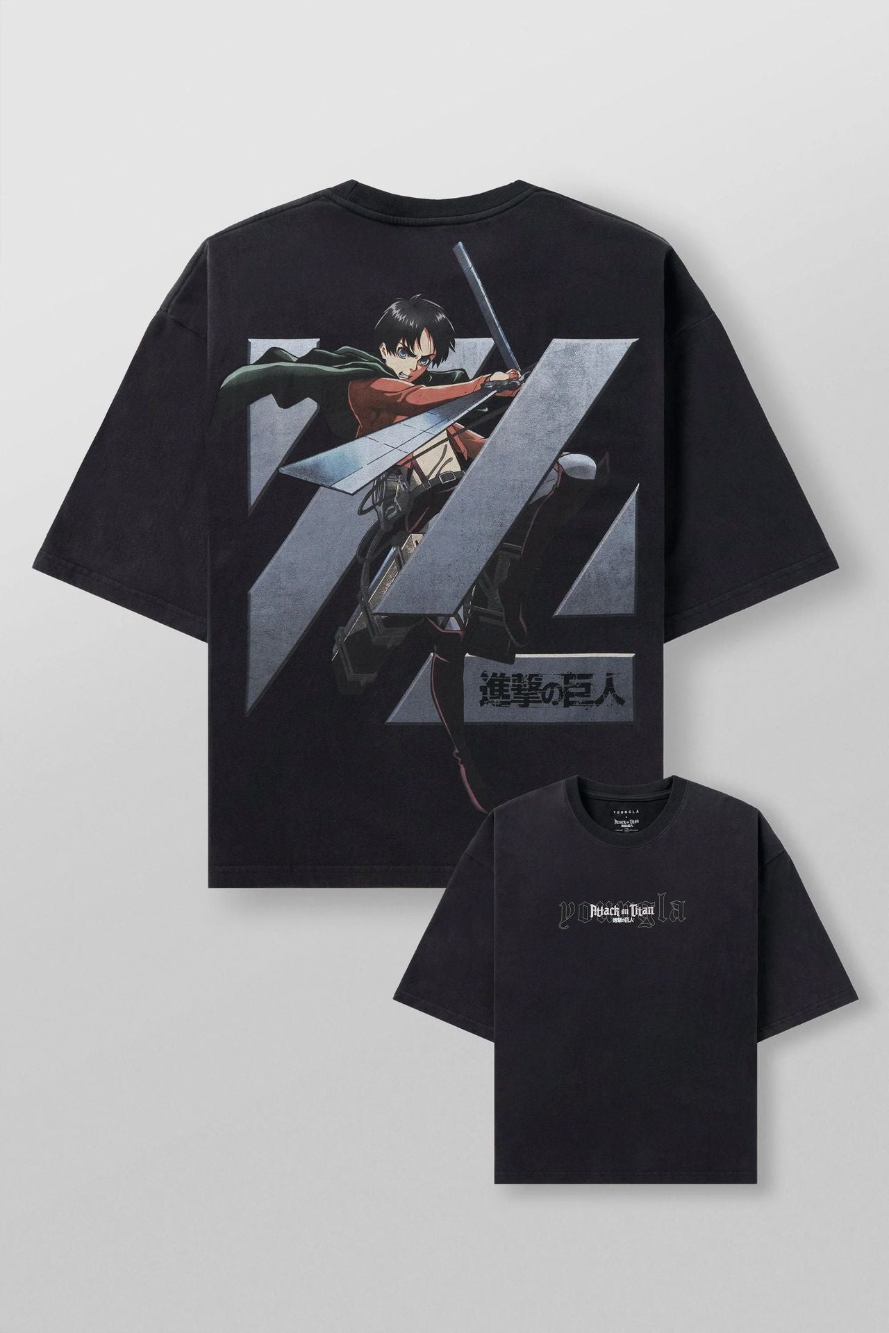 YOUNGLA 4186 AOT© x YLA Cropped Tees