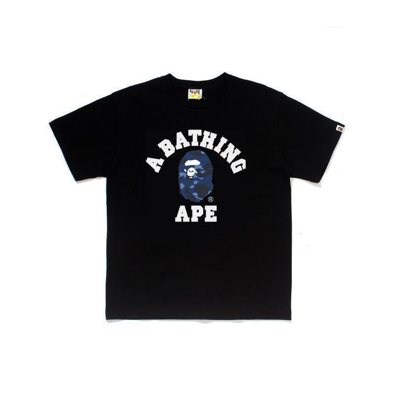 Bape Multi‑Ape‑Head Graphic Oversized Tee Streetwear Unisex