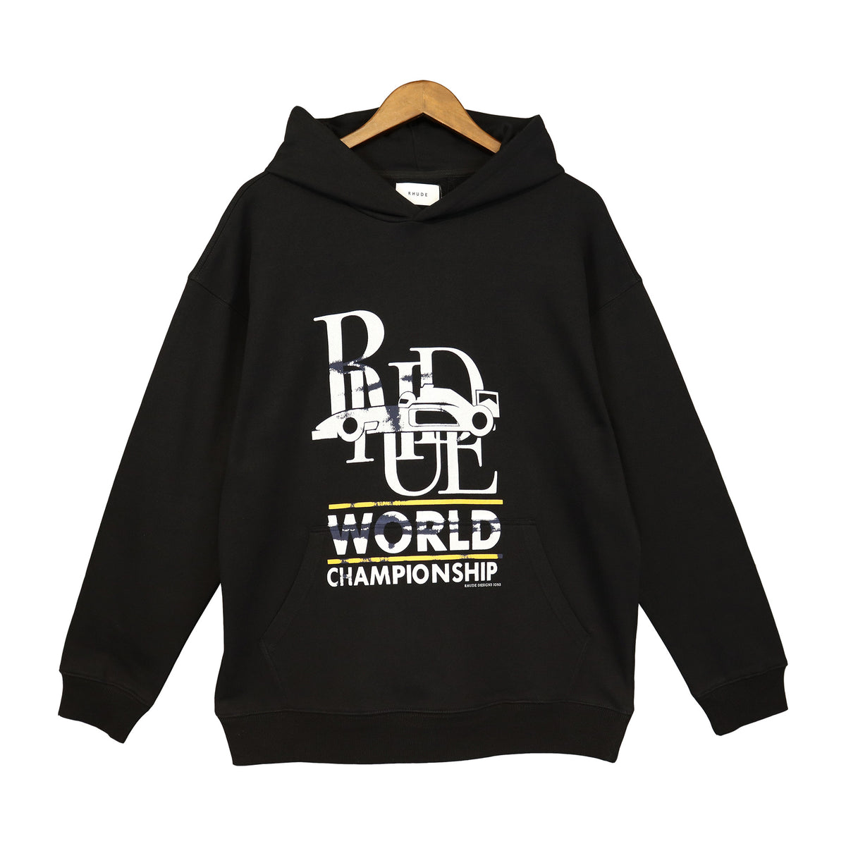 Rhude Cartoon Letter Hoodie Streetwear Cotton Pullover Sweatshirt