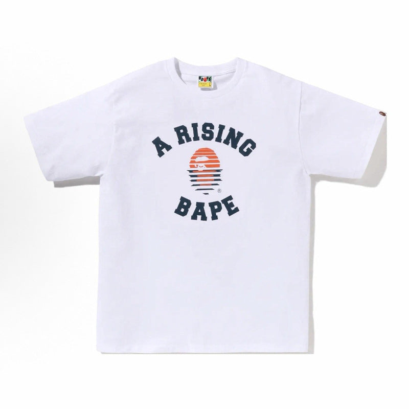 BAPE Ape Head Shark Print Loose Casual Unisex Short Sleeve T-Shirt