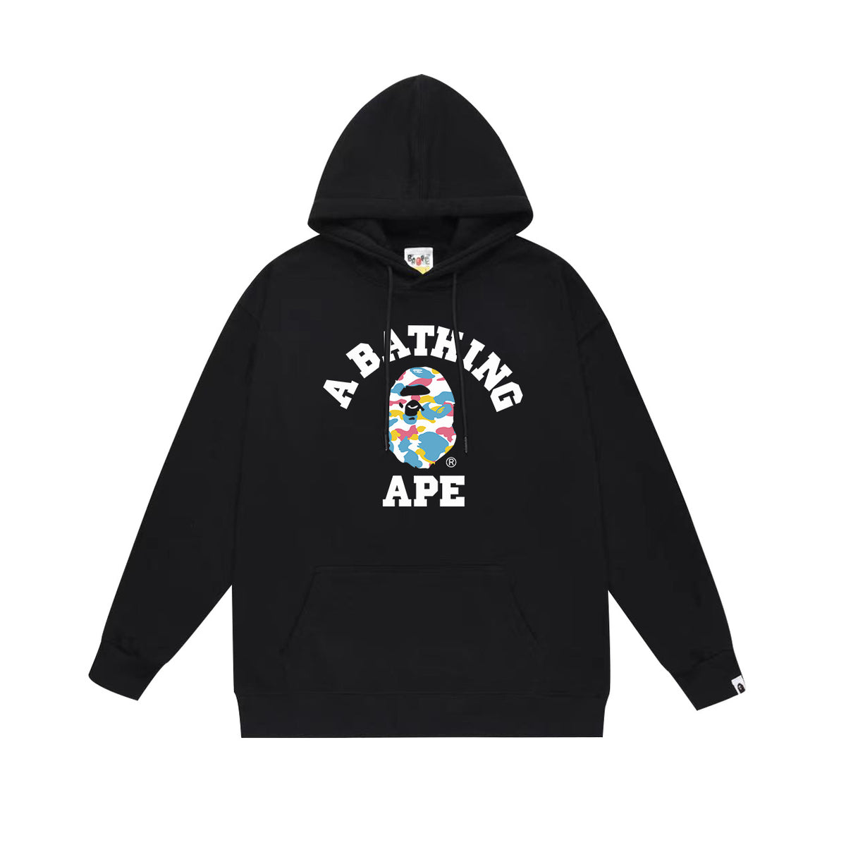 Bape Camo Ape Head Graphic Vintage Washed Oversized Hoodie Streetwear