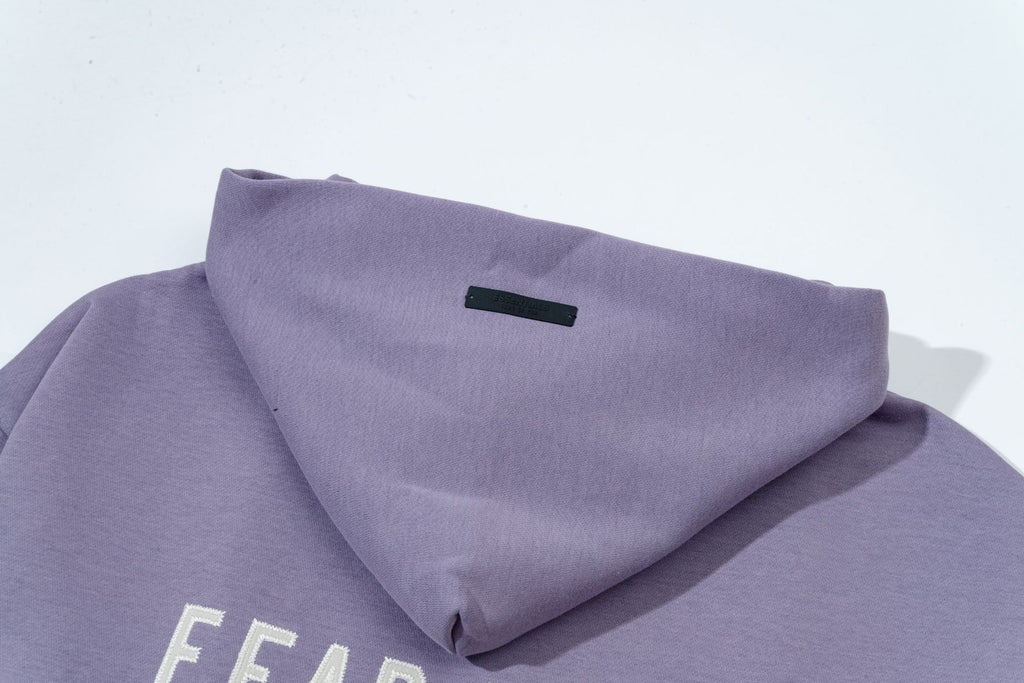 FOG Essentials Emblem Letter Zip Up Hoodie Unisex