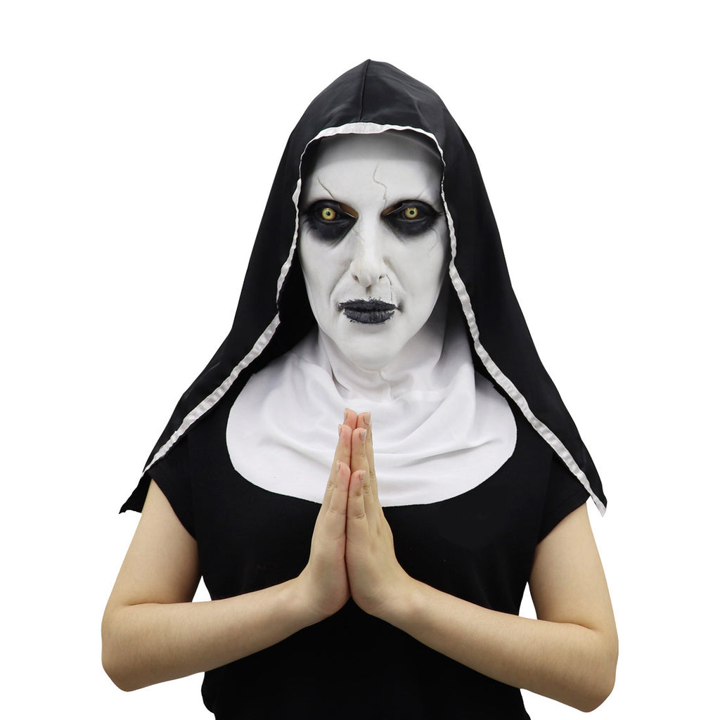 Halloween Women The Nun Valak Cosplay Set The Conjuring 2 With Mask