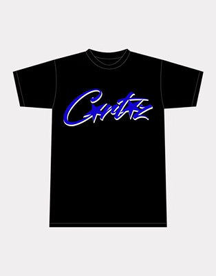Corteiz CRTZ Y2K Classic Ship Logo Oversized Vintage Baumwoll-T-Shirt
