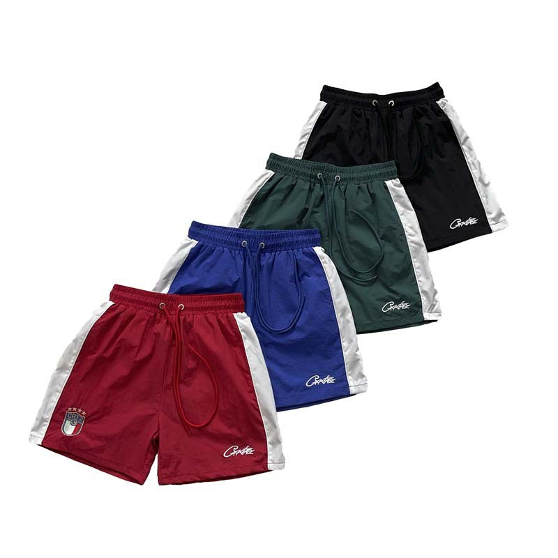Corteiz Alcatraz Italian-Style Drawstring Nylon Shorts