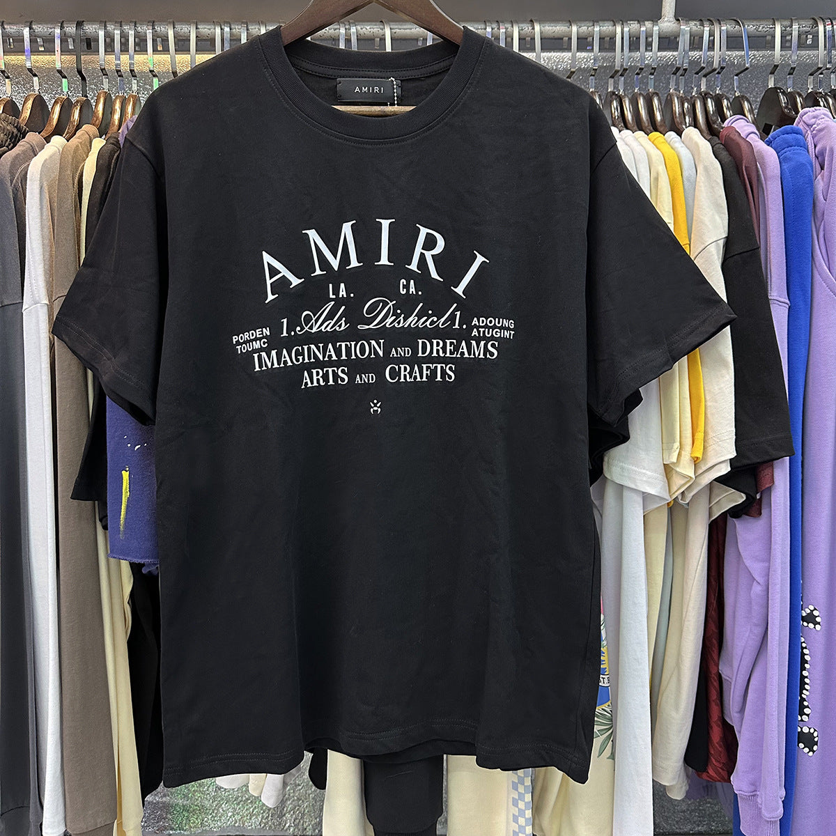 Amiri Peace Dove Graphic Oversized Tee Streetwear Unisex