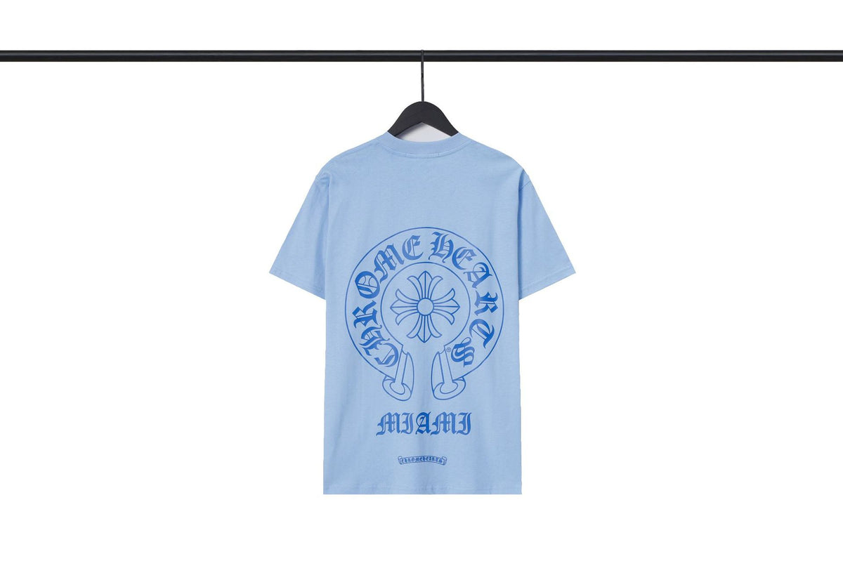 Chrome Hearts Sanskrit Cross Horseshoe Graphic Tee Multi‑Style