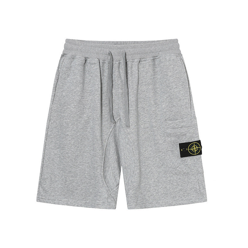 Stone Island Compass Patch Pants Men Cargo Shorts & Cotton Sweatpants