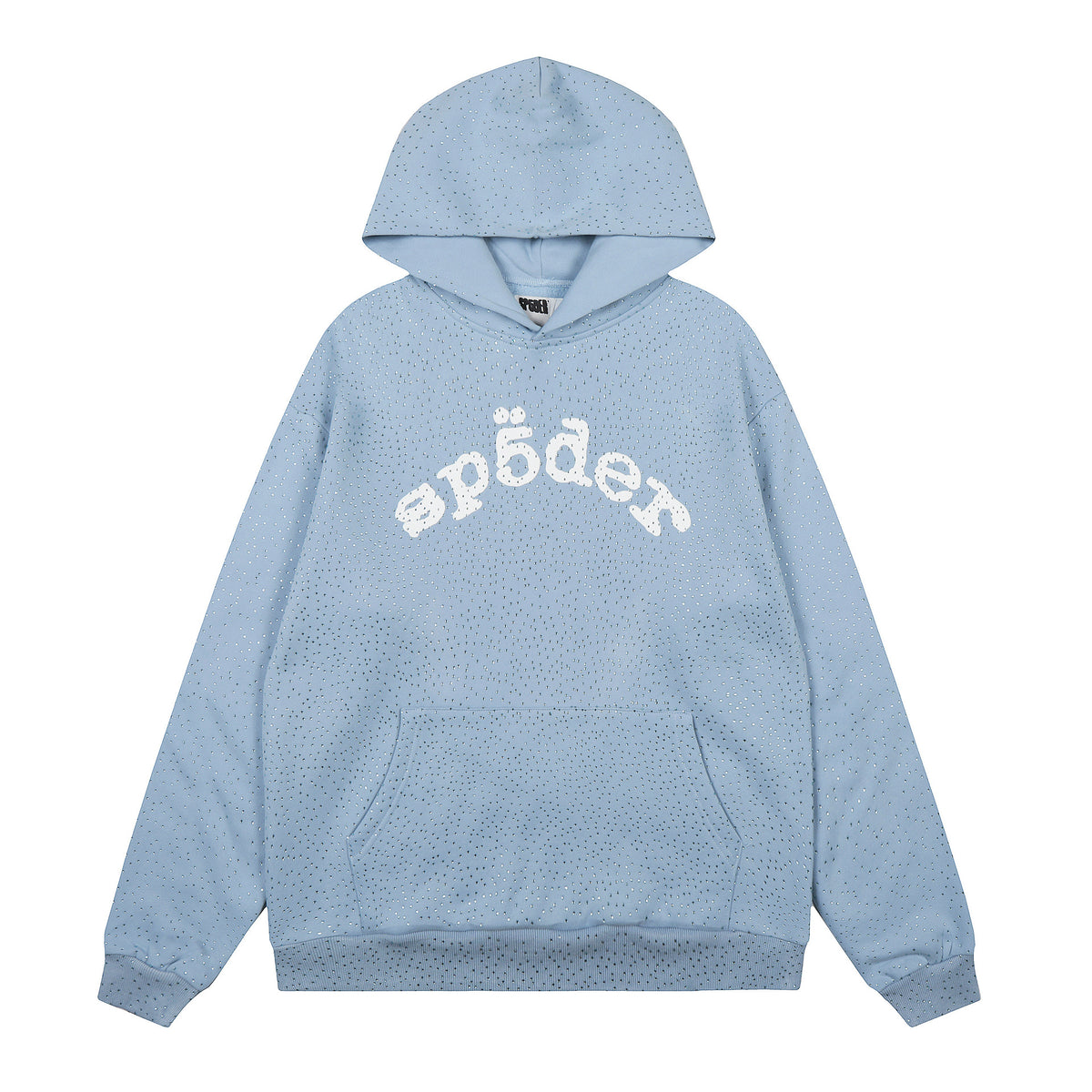 Sp5der VVS Full Rhinestone Hoodie & Sweatpants Tracksuit Set