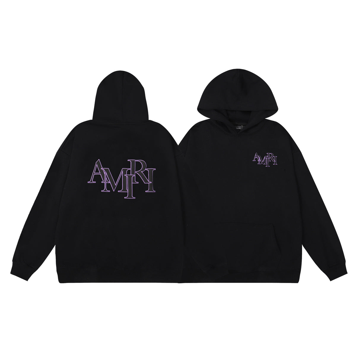 AMIRI Graphic Print Hoodie Streetwear Cotton Pullover Sweatshirt