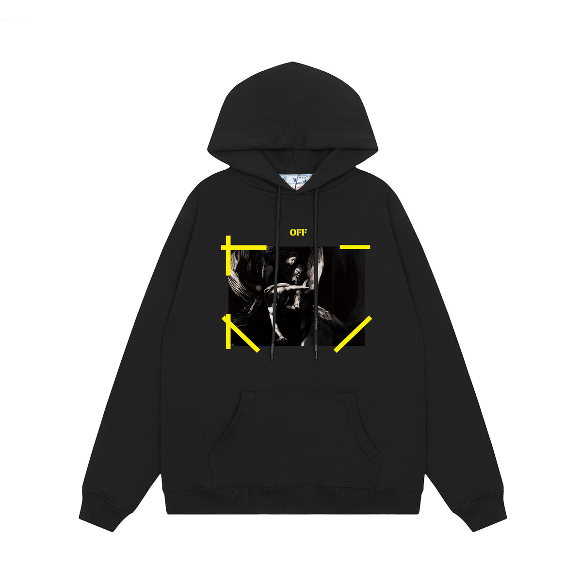 Off‑White Multi‑Arrow Abstract Graphic Oversized Hoodie Streetwear