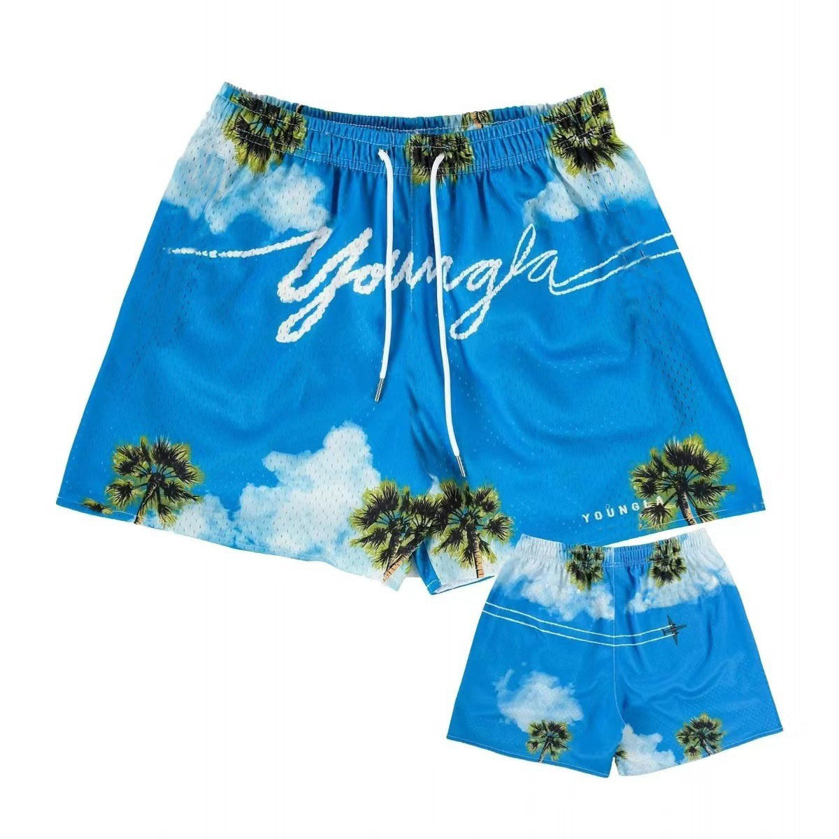 YOUNGLA 141 The Block Party Shorts