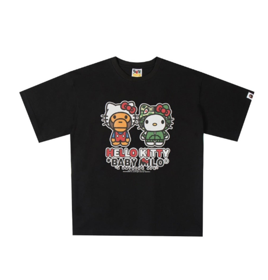 BAPE Baby Milo x Sanrio Characters Graphic T-Shirt Unisex