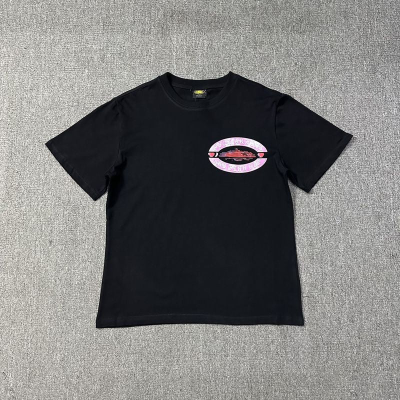 Corteiz Logo Letter Print Crew Neck Short Sleeve T‑Shirt Unisex