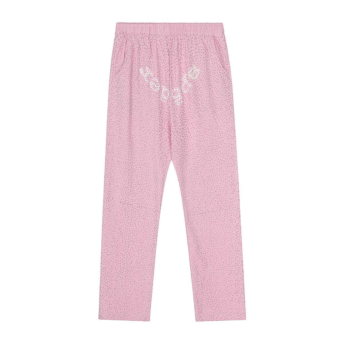 Sp5der VVS Full Rhinestone Hoodie & Sweatpants Tracksuit Set