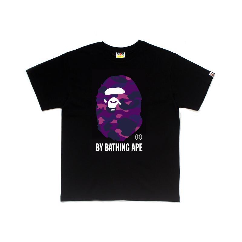 Bape Multi‑Ape‑Head Graphic Oversized Tee Streetwear Unisex