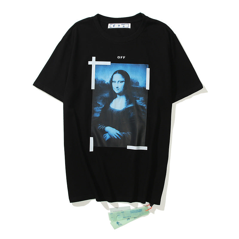 Off White Arrow Graphic Print Short Sleeve Tee Streetwear Unisex