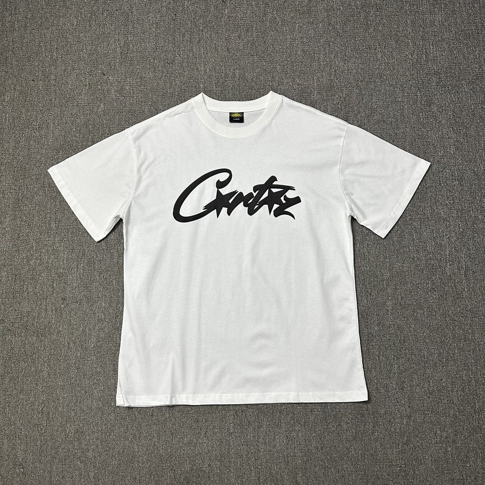 2026 New Corteiz Graphic Print Tee Loose Casual Streetwear T-Shirt