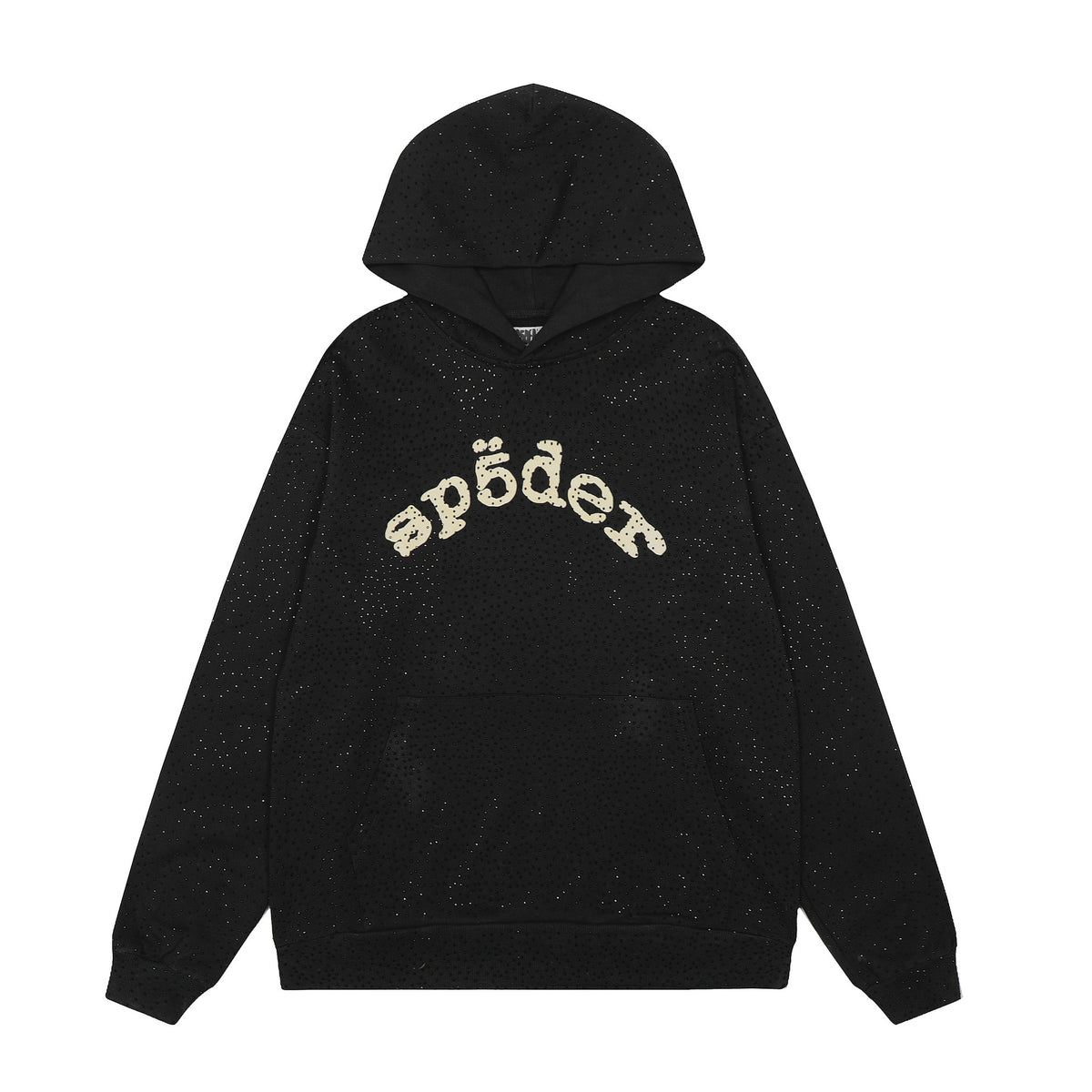 Sp5der VVS Full Rhinestone Hoodie & Sweatpants Tracksuit Set