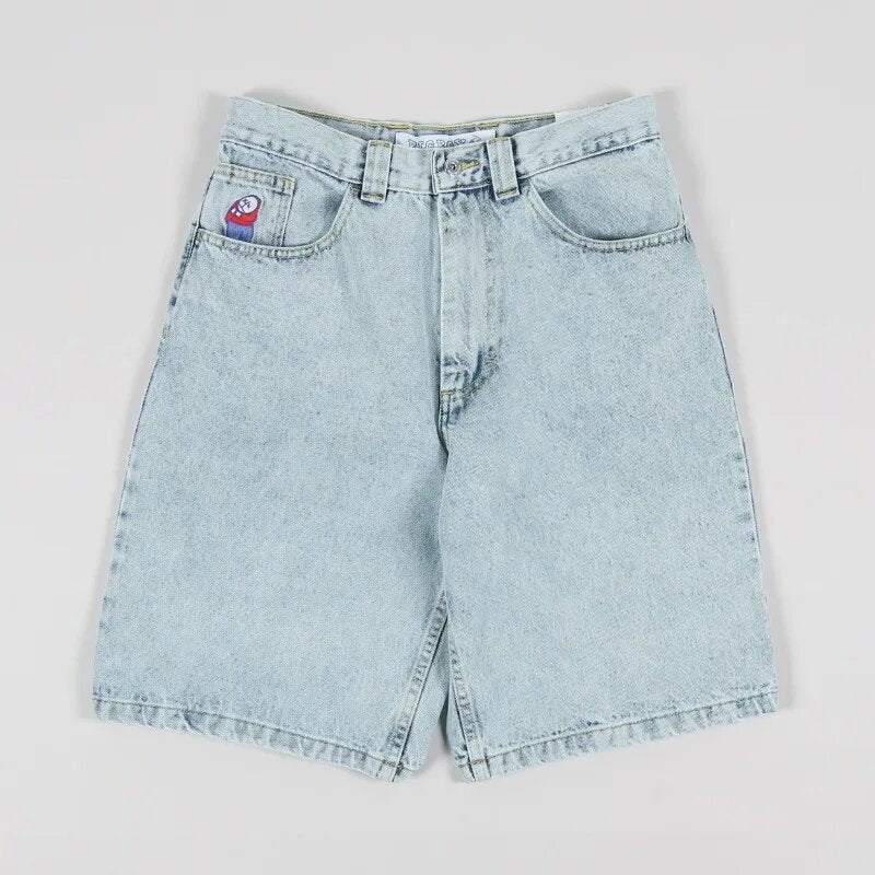 Polar Skate Co Y2K Baggy Denim Jort Skateboard Shorts