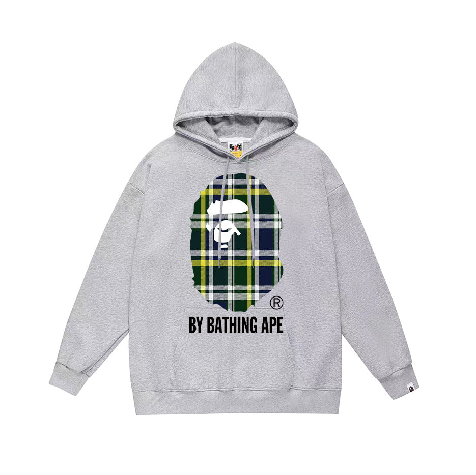 BAPE Hoodie Multi Camo Ape Head Print Street Fleece Pullover
