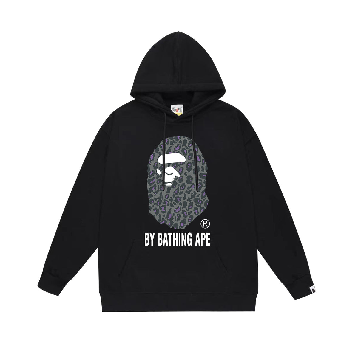Bape Camo Ape Head Graphic Vintage Washed Oversized Hoodie Streetwear