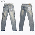 Purple Brand Signature Print Skinny Denim Jeans Unisex