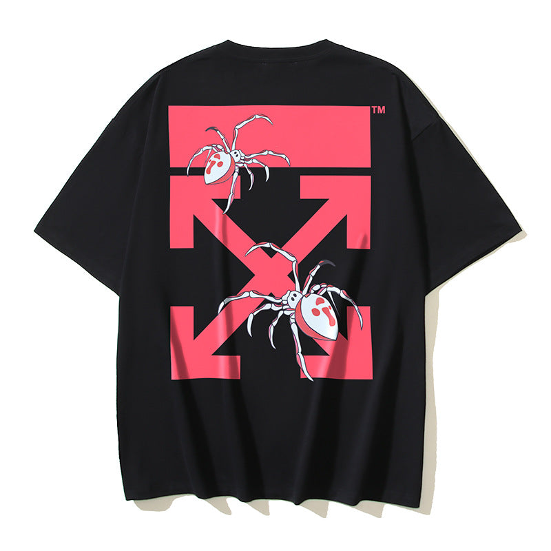 Off‑White Multi‑Sketch Arrow Graphic Oversized Tee Streetwear Unisex