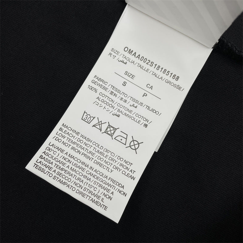 Off White Arrow Graphic Print Short Sleeve Tee Streetwear Unisex