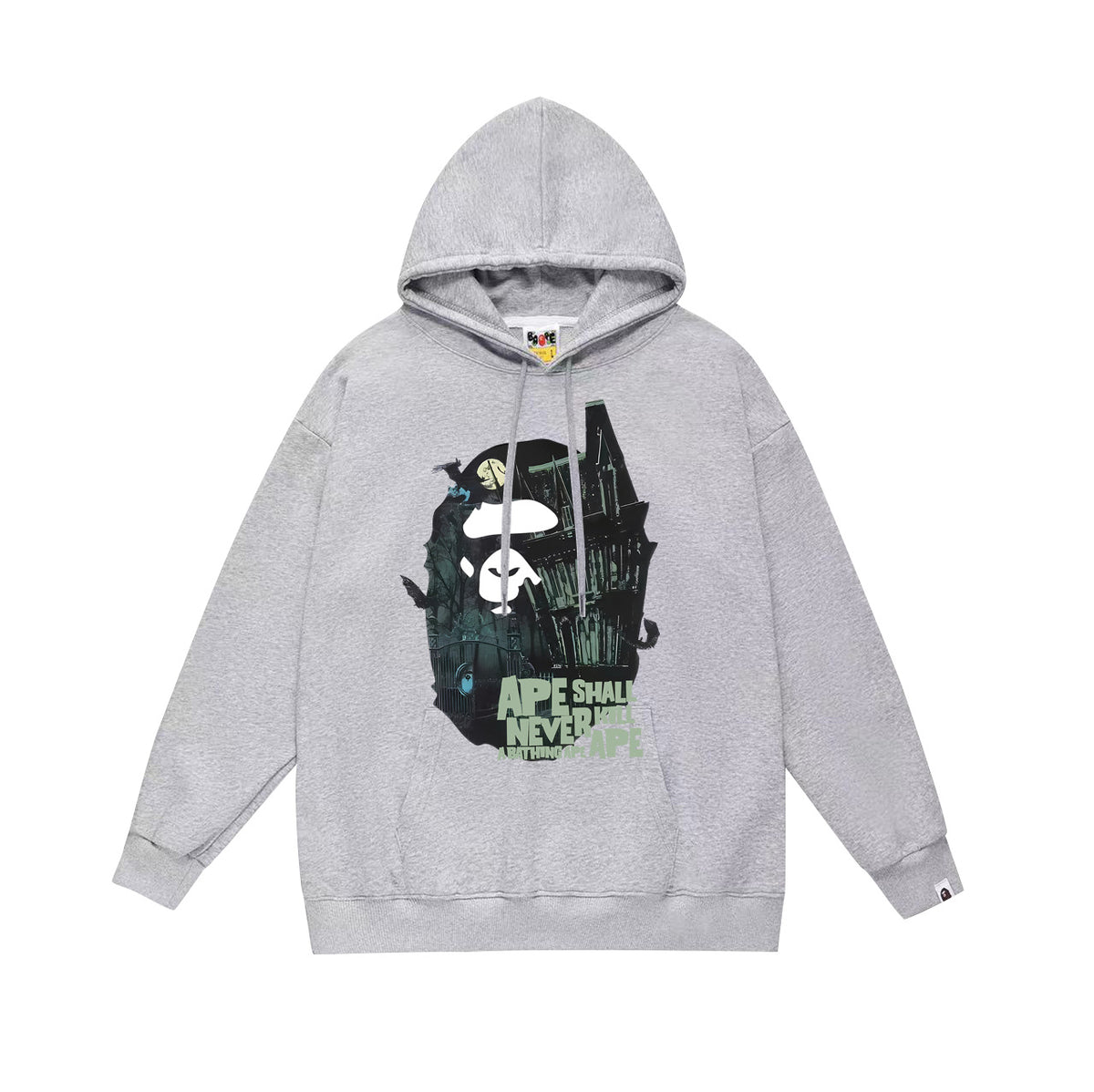 BAPE Hoodie Multi Camo Ape Head Print Street Fleece Pullover