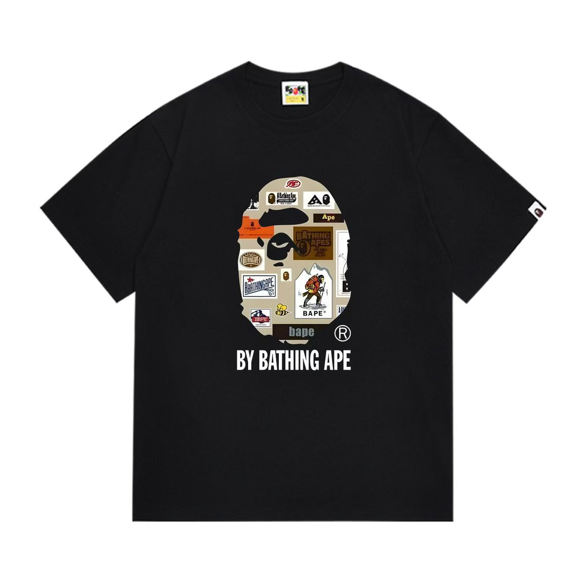 BAPE Ape Head Graphic Print Loose Unisex Streetwear T-Shirt