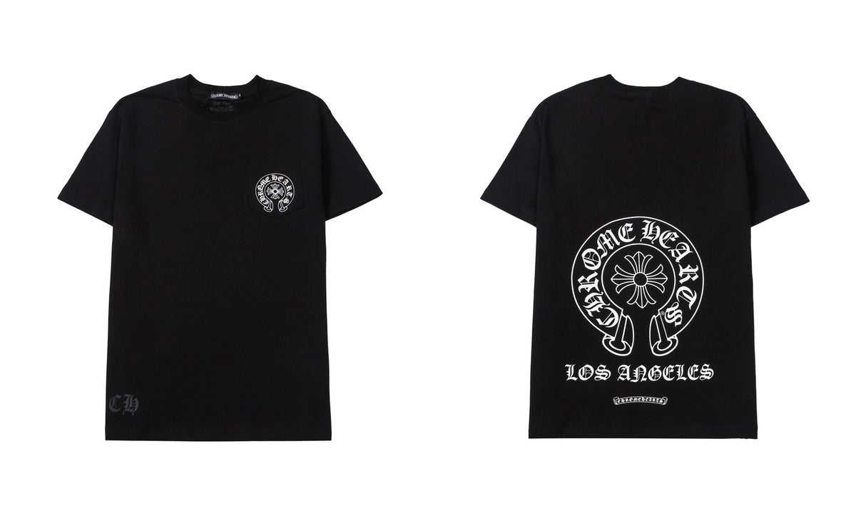 Chrome Hearts Cross Letter Graphic Short Sleeve Tee Streetwear Unisex